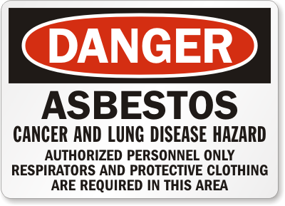 Asbestos Cancer and Lung Disease Warning Sign