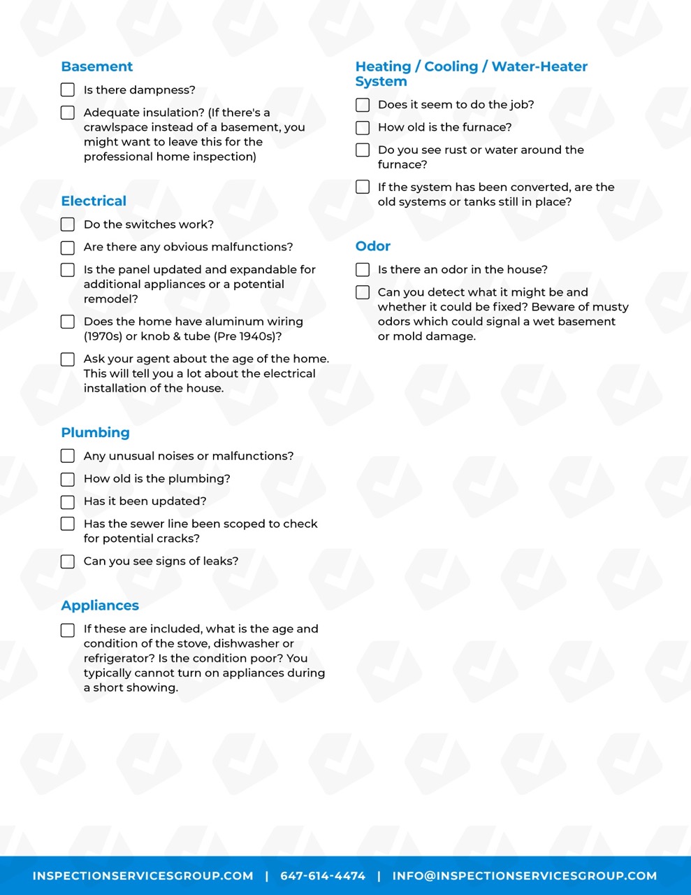 Home Inspection Checklist 2