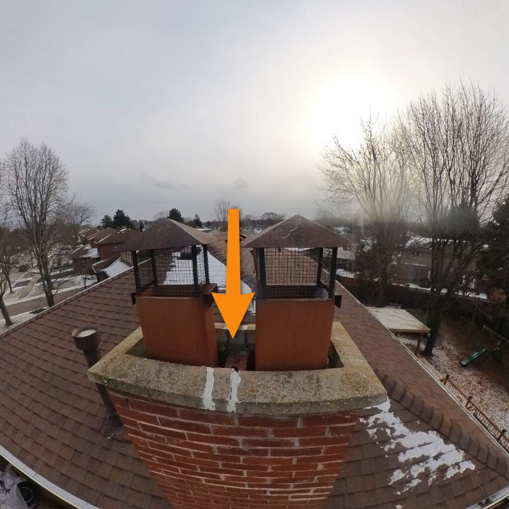 Incomplete Chimney cap